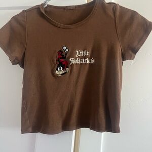Rare Brandy Brown Tee